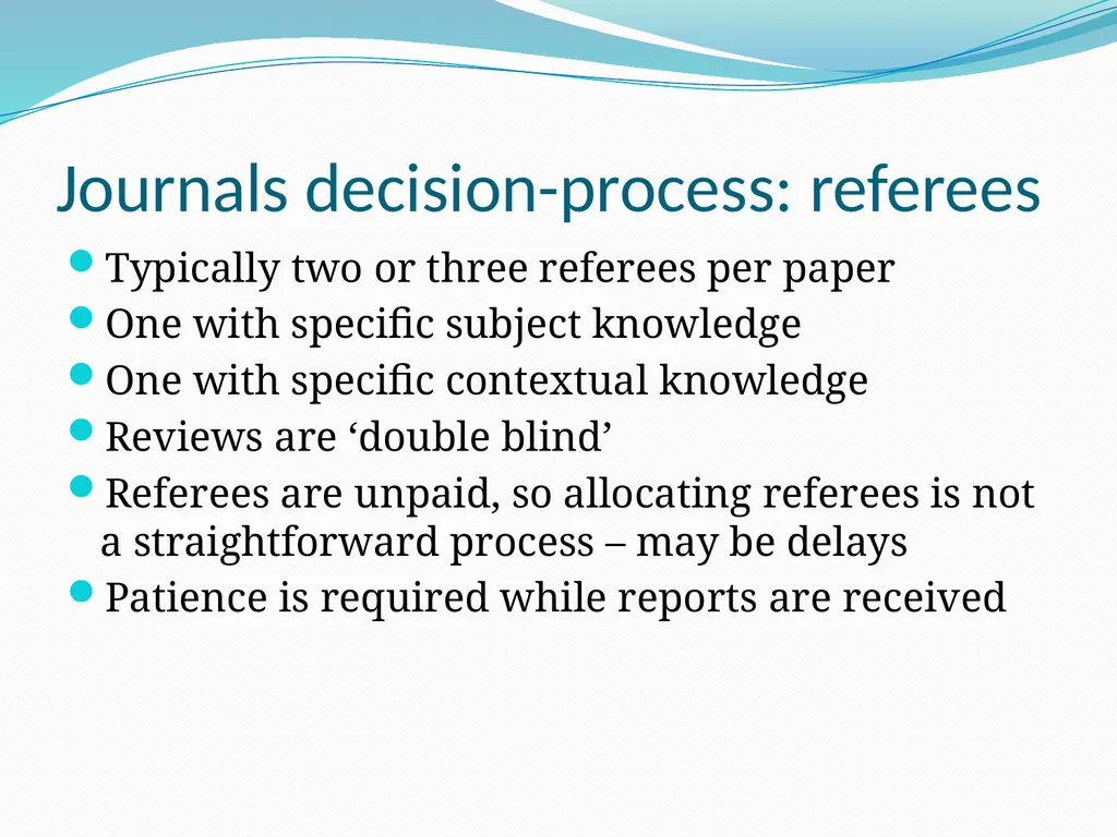 Publishing in Educational Management, - slide 8 of 12