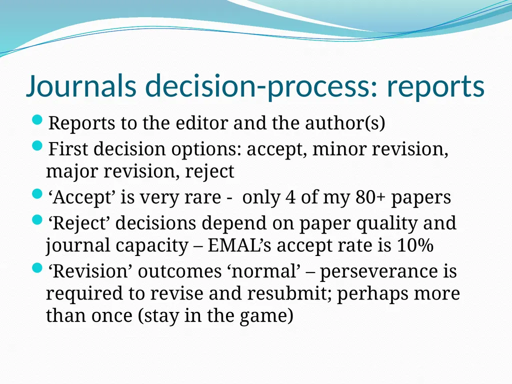 Publishing in Educational Management, - slide 9 of 12