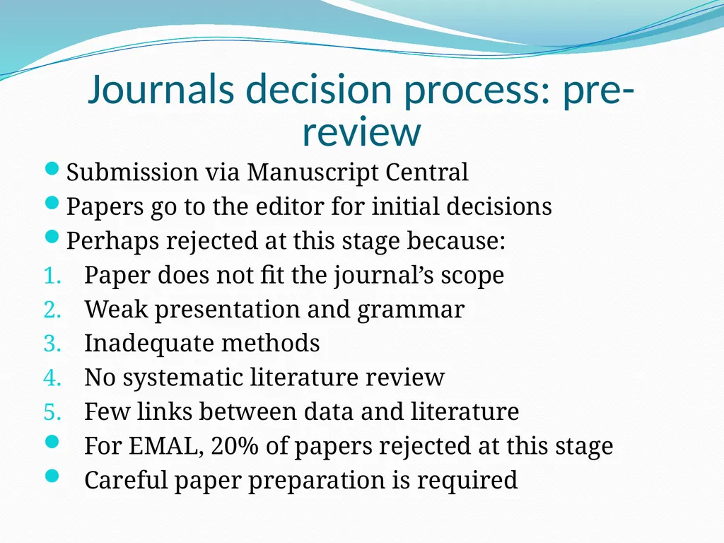 Publishing in Educational Management, - slide 7 of 12