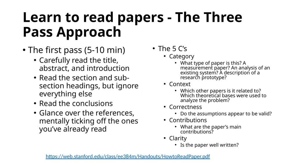 How to Do Research! Tips Learn to read papers and - slide 4 of 12