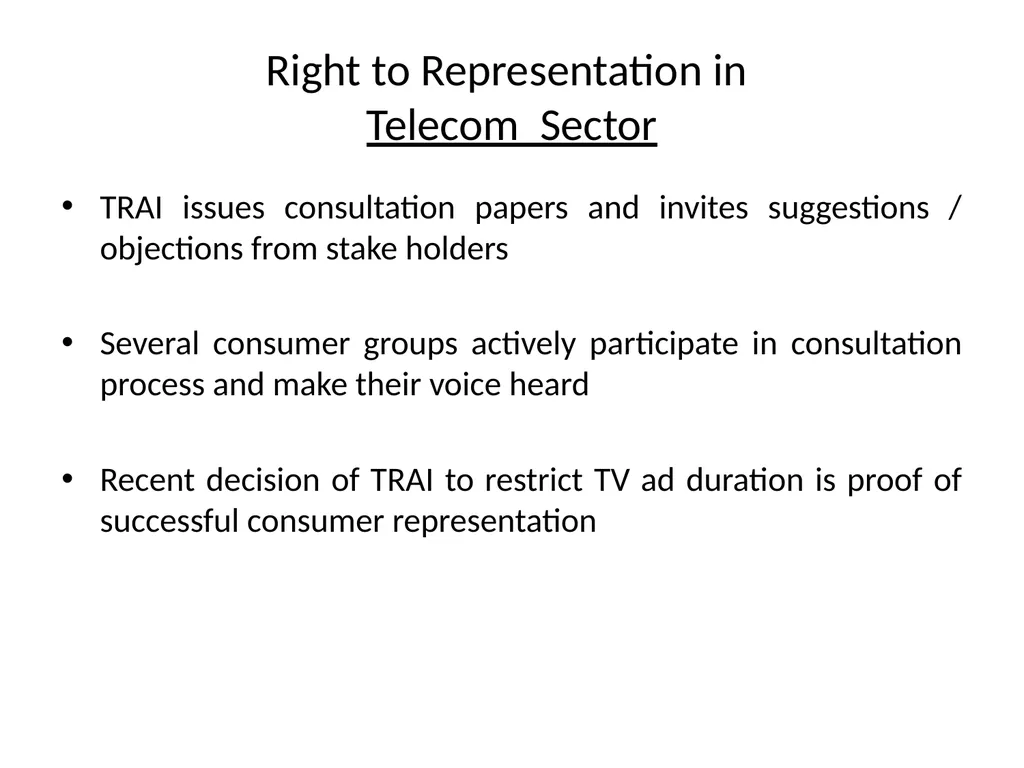 RIGHT TO REPRESENTATION BY Adv. Shirish V. - slide 8 of 13