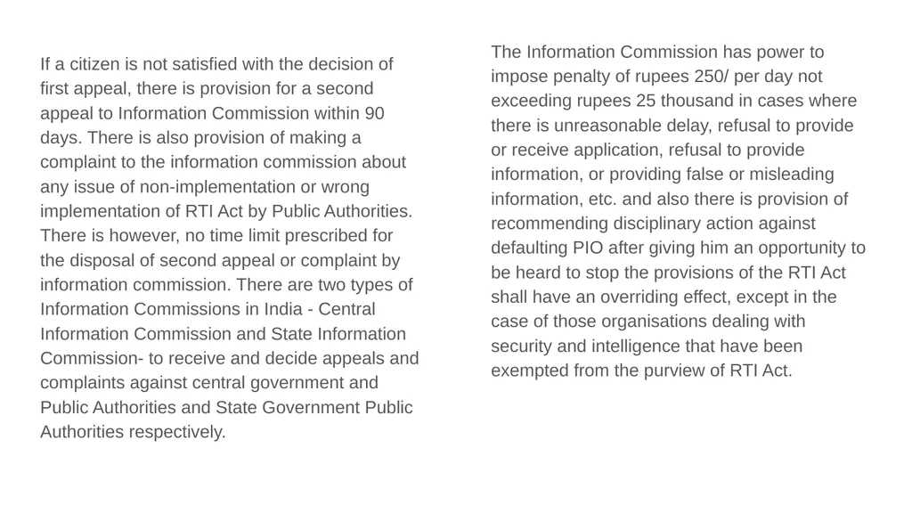 Introduction to the Right to Information Act - slide 13 of 13