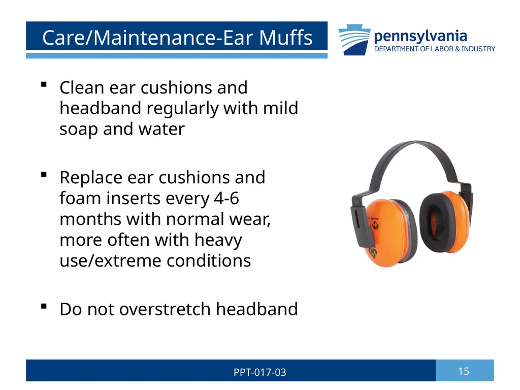 Hearing Conservation & Noise Control 1 PPT-017-03 - slide 15 of 29