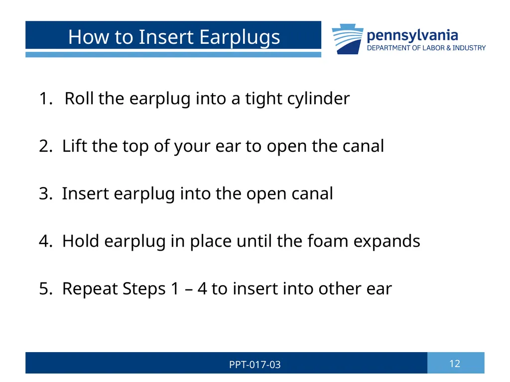 Hearing Conservation & Noise Control 1 PPT-017-03 - slide 12 of 29