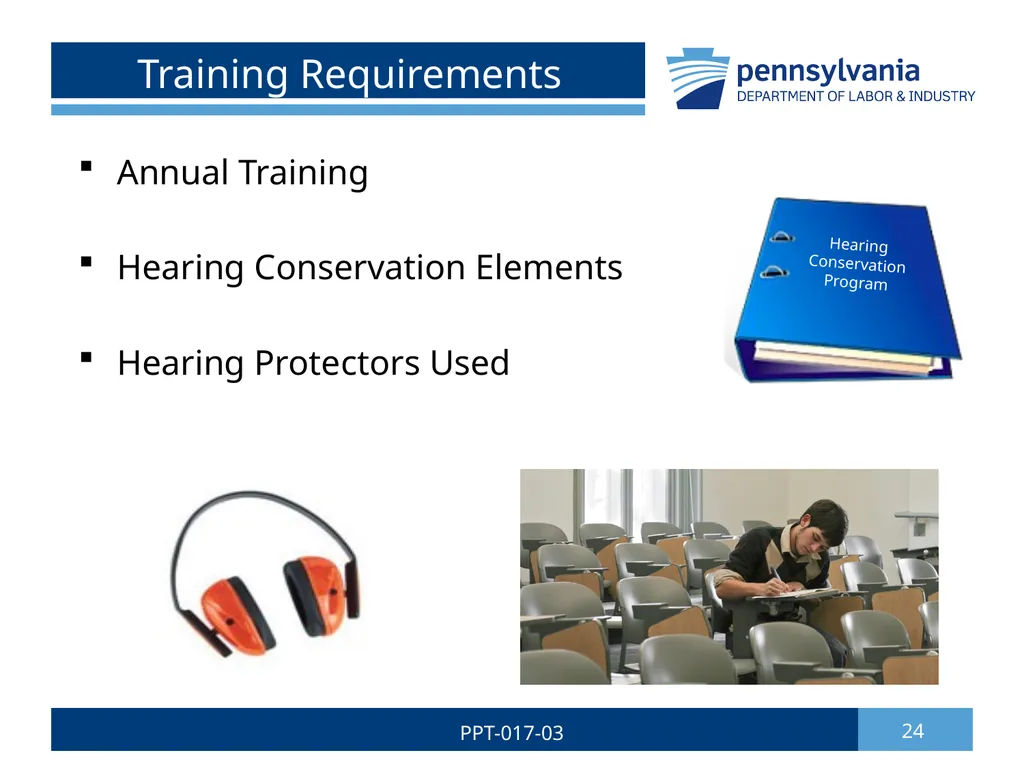 Hearing Conservation & Noise Control 1 PPT-017-03 - slide 24 of 29