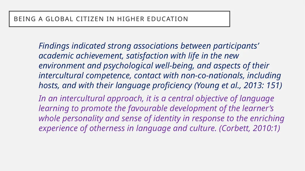 Developing intercultural citizenship in the - slide 8 of 17