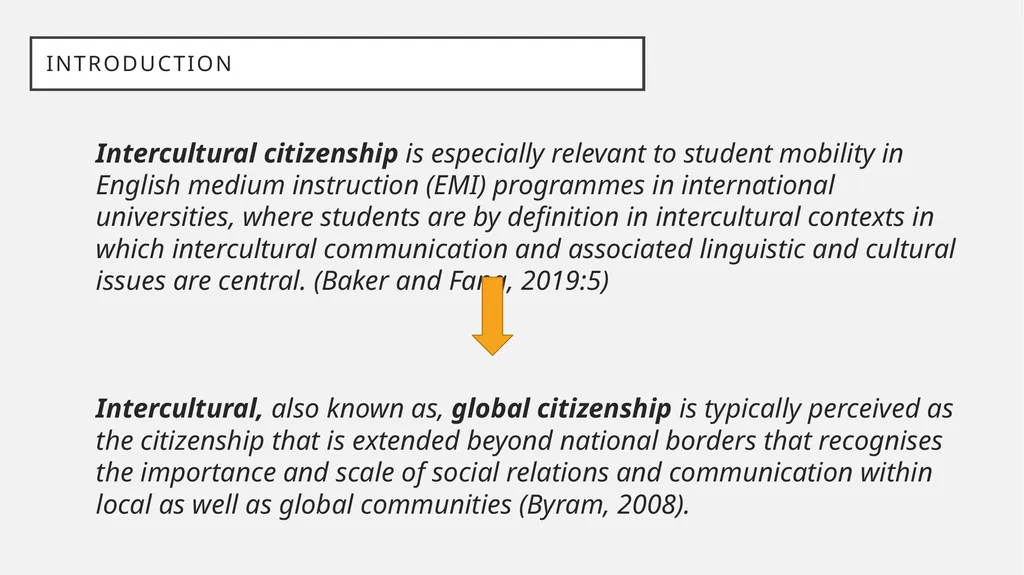 Developing intercultural citizenship in the - slide 4 of 17