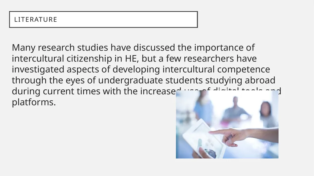 Developing intercultural citizenship in the - slide 5 of 17