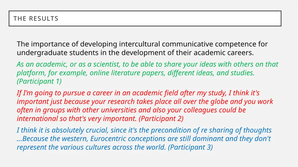 Developing intercultural citizenship in the - slide 12 of 17