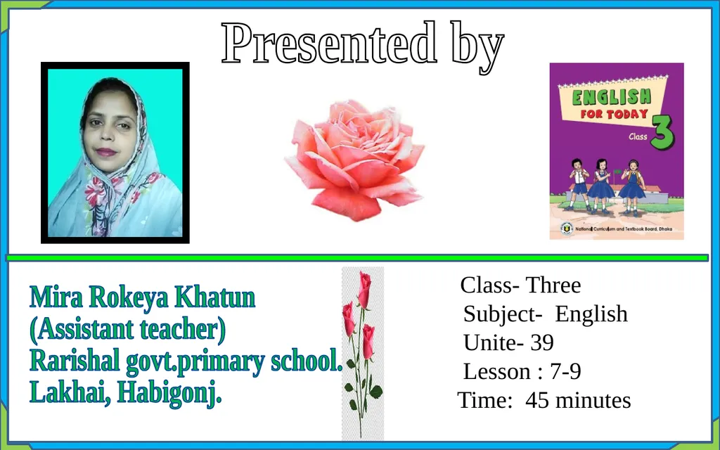 Presented by Mira Rokeya Khatun (Assistant - slide 2 of 17