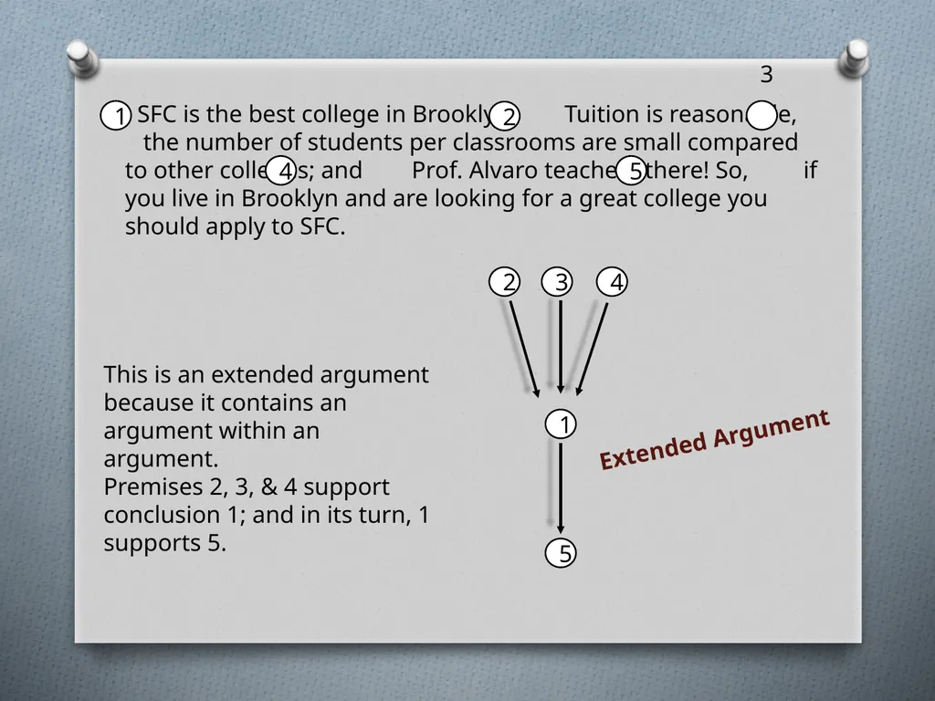 ARGUMENT OR NOT? Read the following passages and - slide 34 of 35