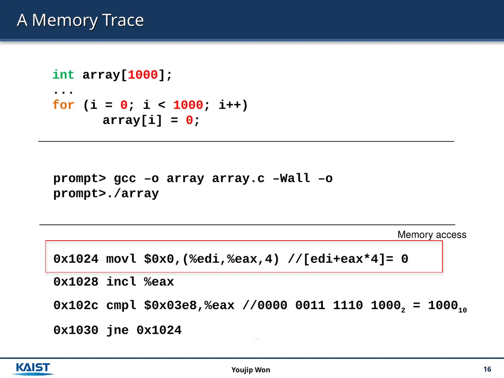 Operating Systems 18. Paging: Introduction 2 - slide 16 of 17