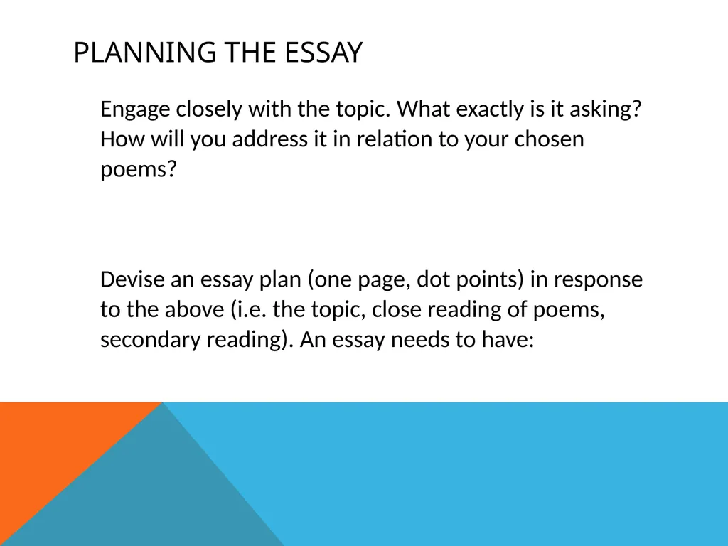 1. Realism and Literature 2. Writing the essay Dr - slide 14 of 23
