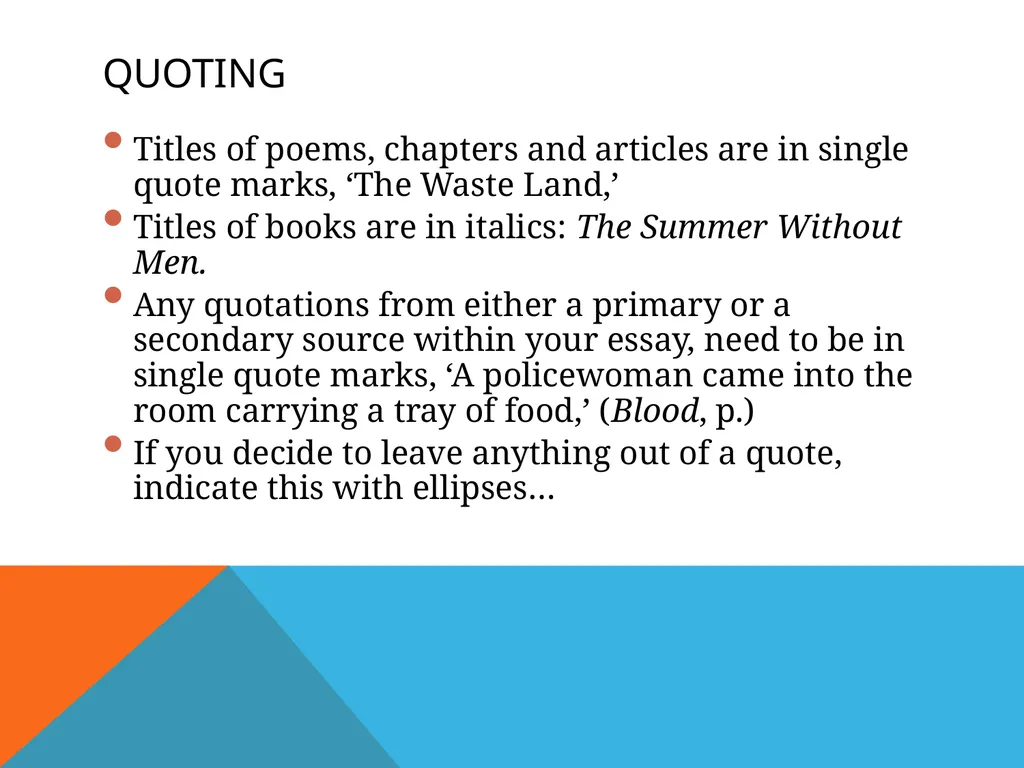 1. Realism and Literature 2. Writing the essay Dr - slide 18 of 23