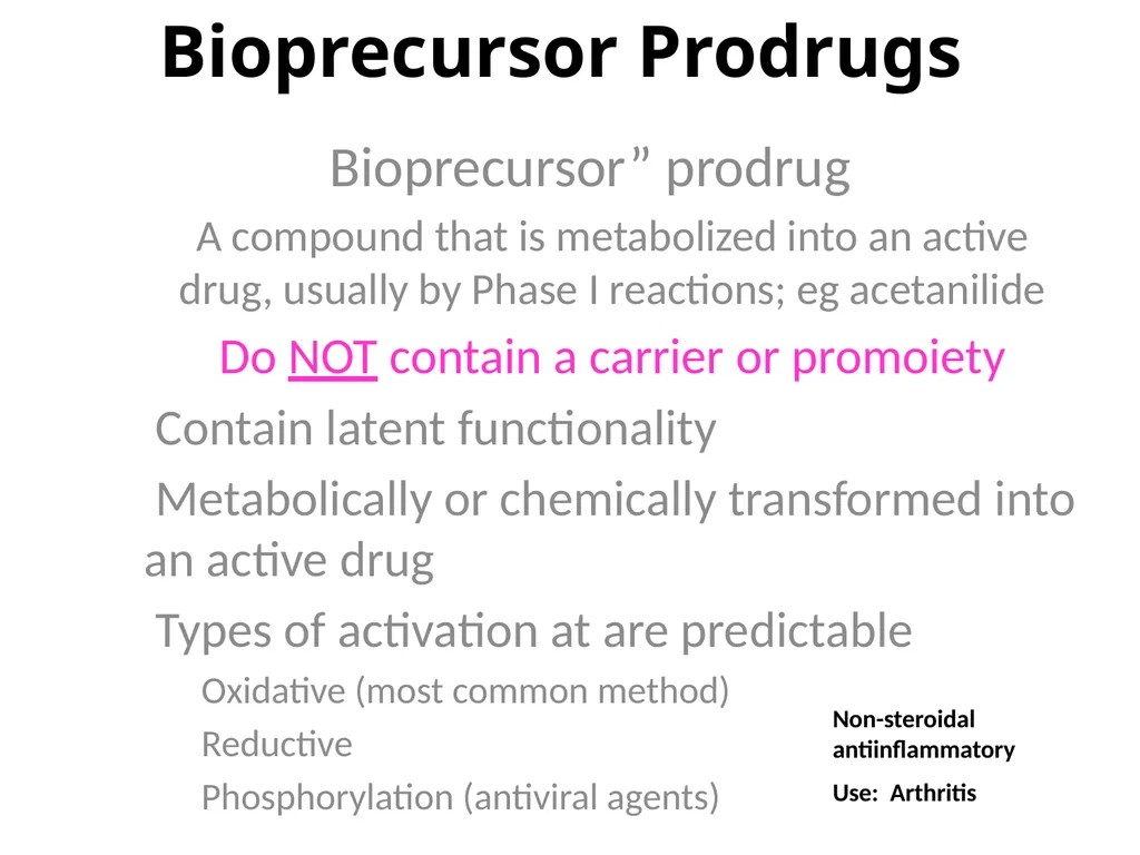 Prodrugs Basic concepts and application of - slide 55 of 68