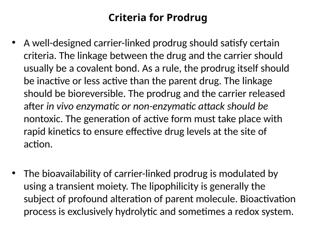 Prodrugs Basic concepts and application of - slide 17 of 68