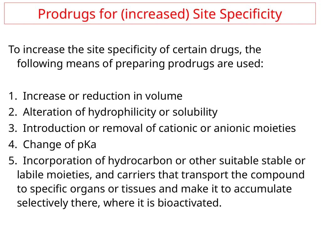 Prodrugs Basic concepts and application of - slide 32 of 68