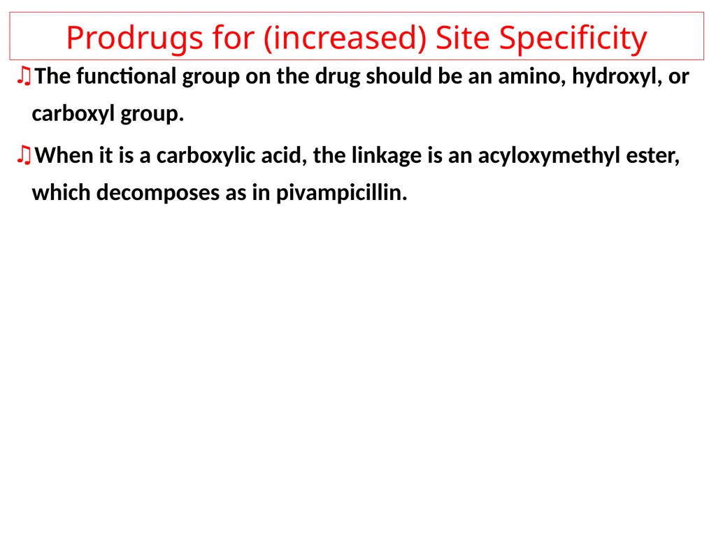 Prodrugs Basic concepts and application of - slide 39 of 68