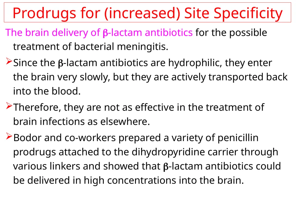 Prodrugs Basic concepts and application of - slide 41 of 68