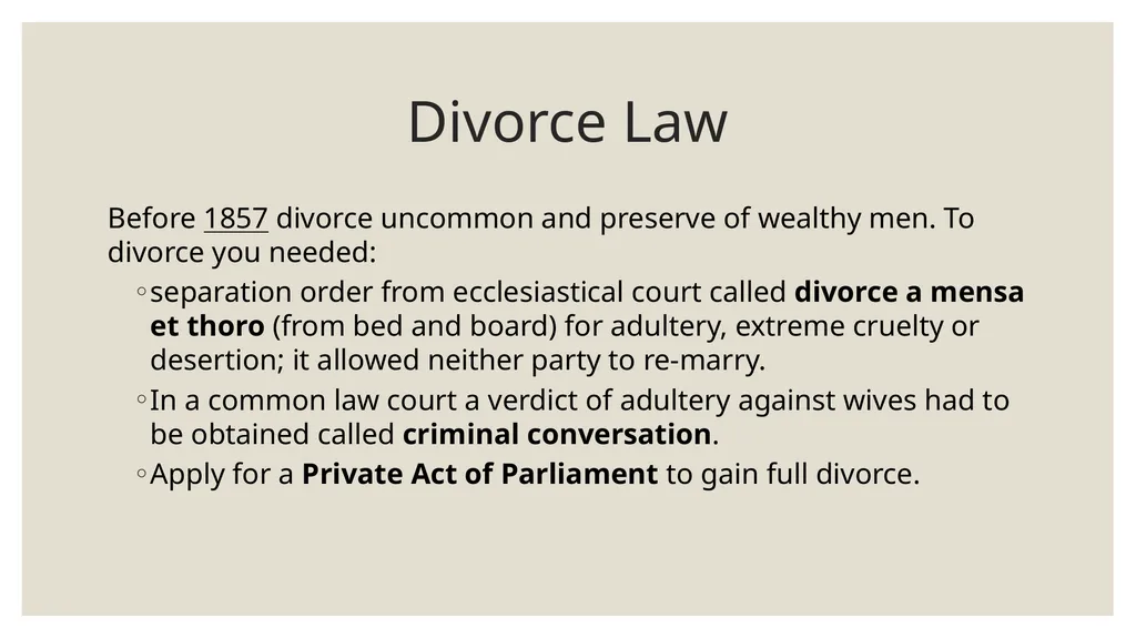 Marriage and Divorce Week 11 Outline Overview: - slide 17 of 20