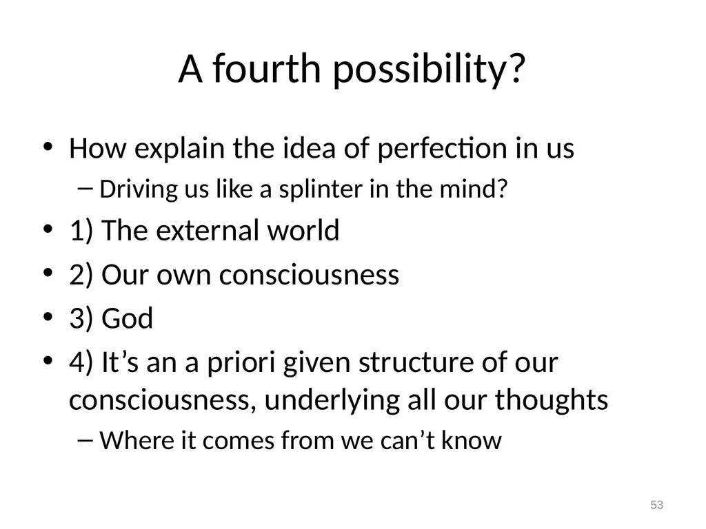 Empiricism, Rationalism, and Kant Really Good - slide 53 of 56