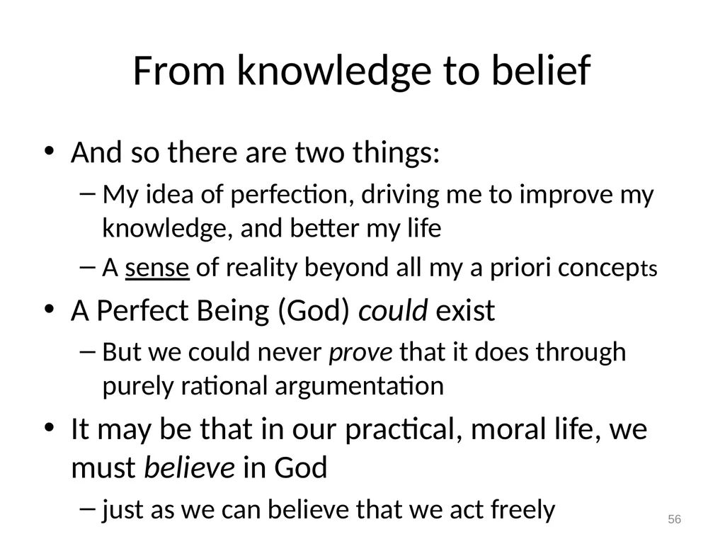 Empiricism, Rationalism, and Kant Really Good - slide 56 of 56