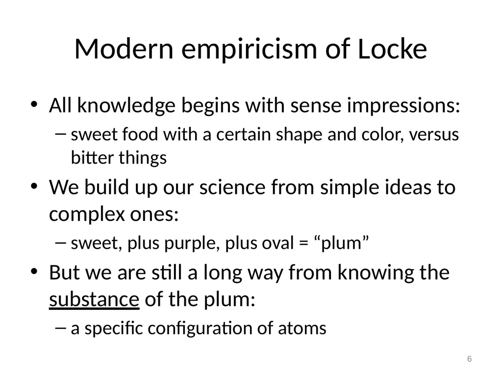 Empiricism, Rationalism, and Kant Really Good - slide 6 of 56
