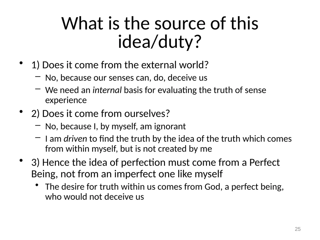 Empiricism, Rationalism, and Kant Really Good - slide 25 of 56
