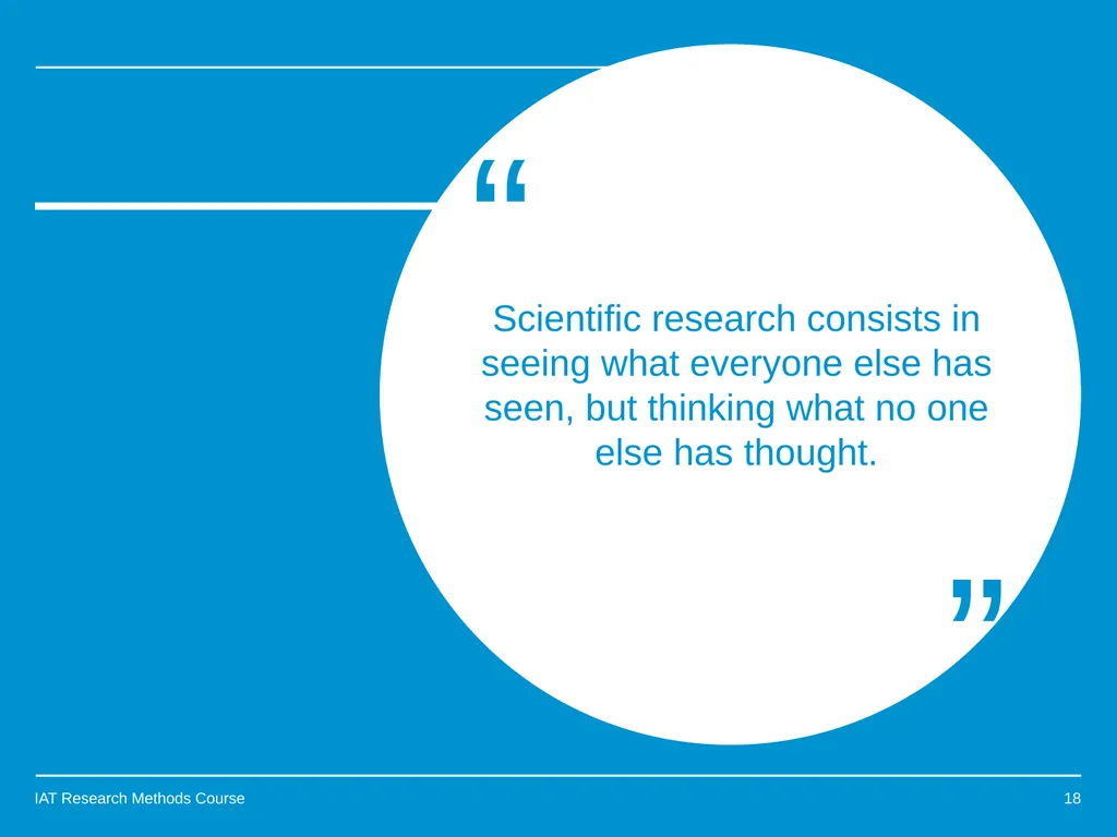 KCL IAT Research Methods Course Prof James - slide 18 of 19