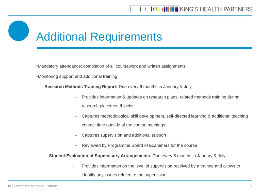KCL IAT Research Methods Course Prof James - slide 5 of 19