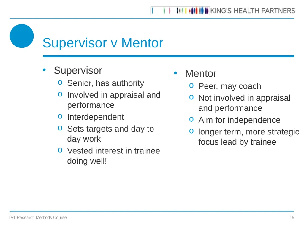 KCL IAT Research Methods Course Prof James - slide 15 of 19