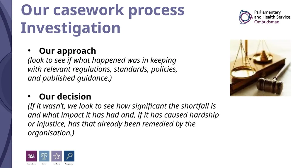 Understanding the Ombudsman’s Clinical Standard - slide 4 of 20
