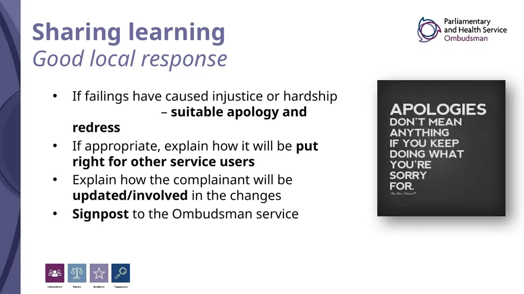Understanding the Ombudsman’s Clinical Standard - slide 19 of 20