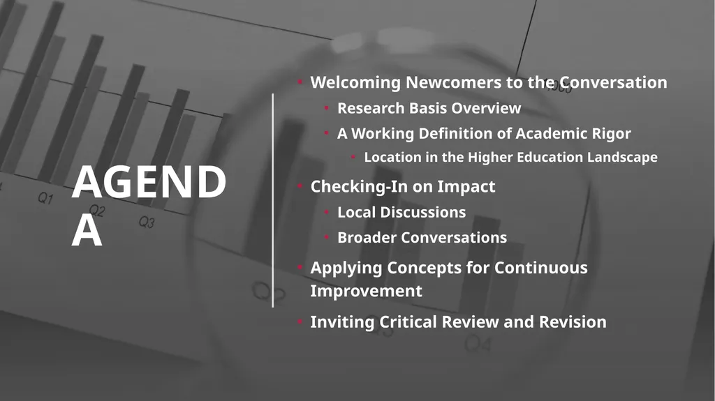 Defining and implementing academic rigor: a 5-year - slide 2 of 36