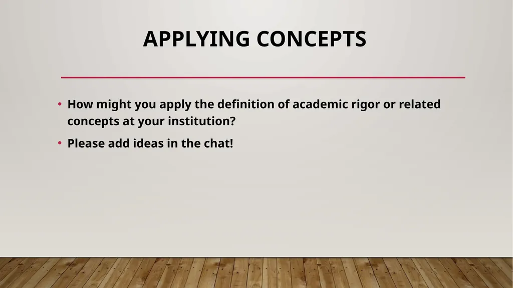 Defining and implementing academic rigor: a 5-year - slide 27 of 36
