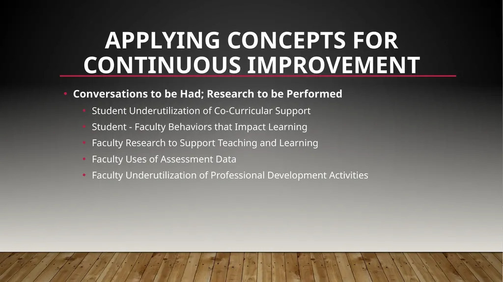 Defining and implementing academic rigor: a 5-year - slide 24 of 36