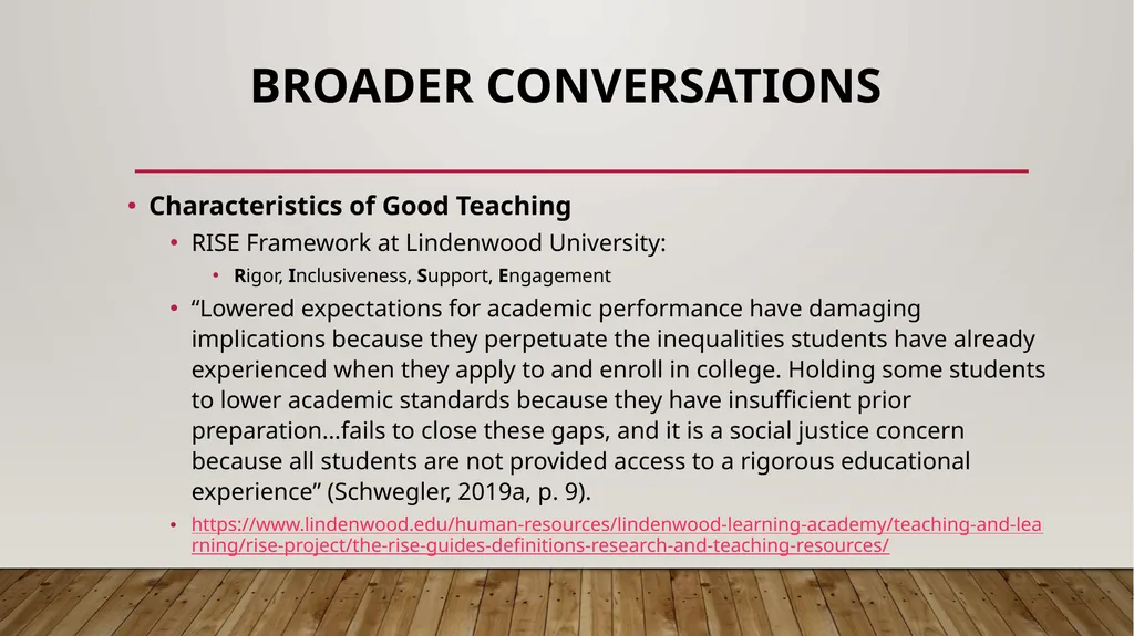 Defining and implementing academic rigor: a 5-year - slide 22 of 36