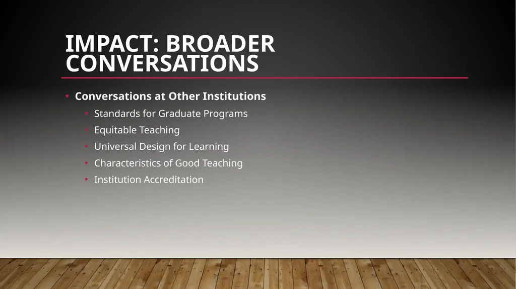 Defining and implementing academic rigor: a 5-year - slide 18 of 36