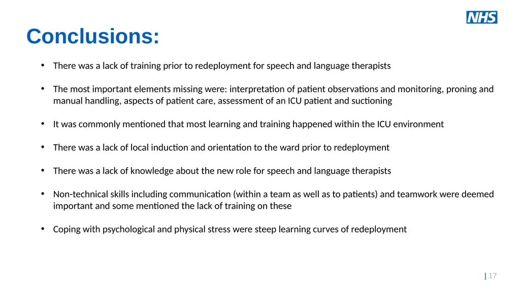 Exploring the ICU Education Experience Across - slide 17 of 19