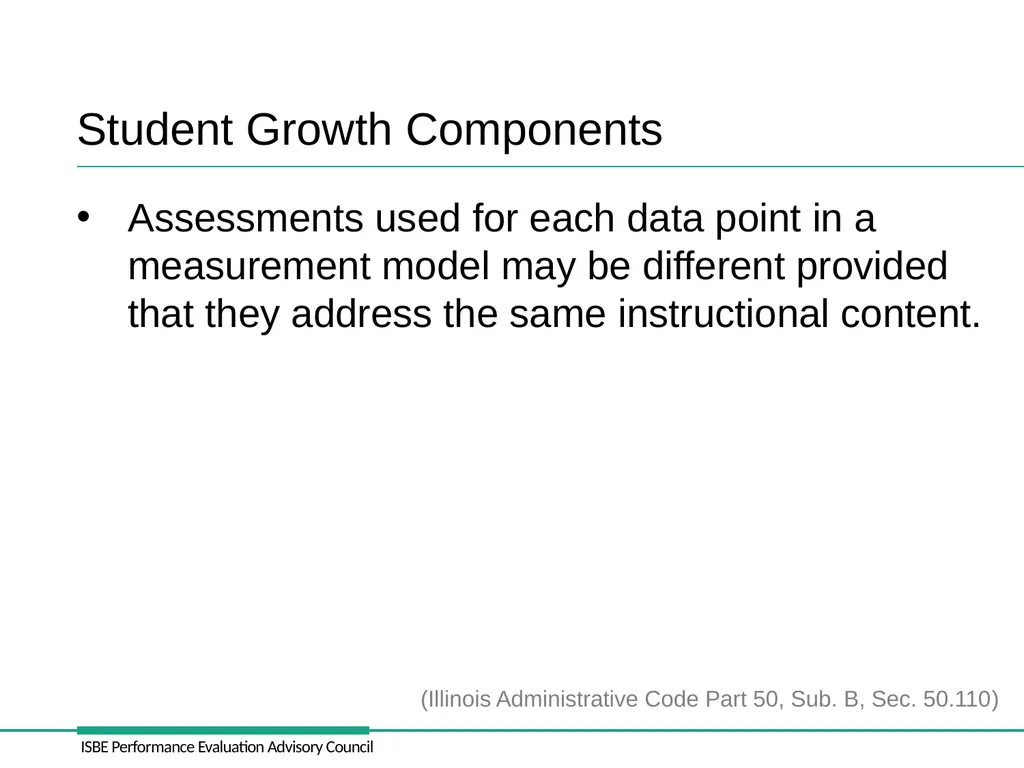 Student Growth Administrator’s Academy Retraining - slide 12 of 34