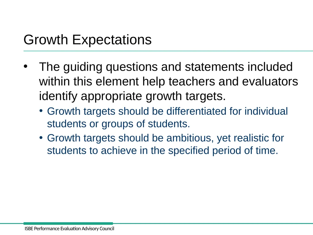 Student Growth Administrator’s Academy Retraining - slide 22 of 34