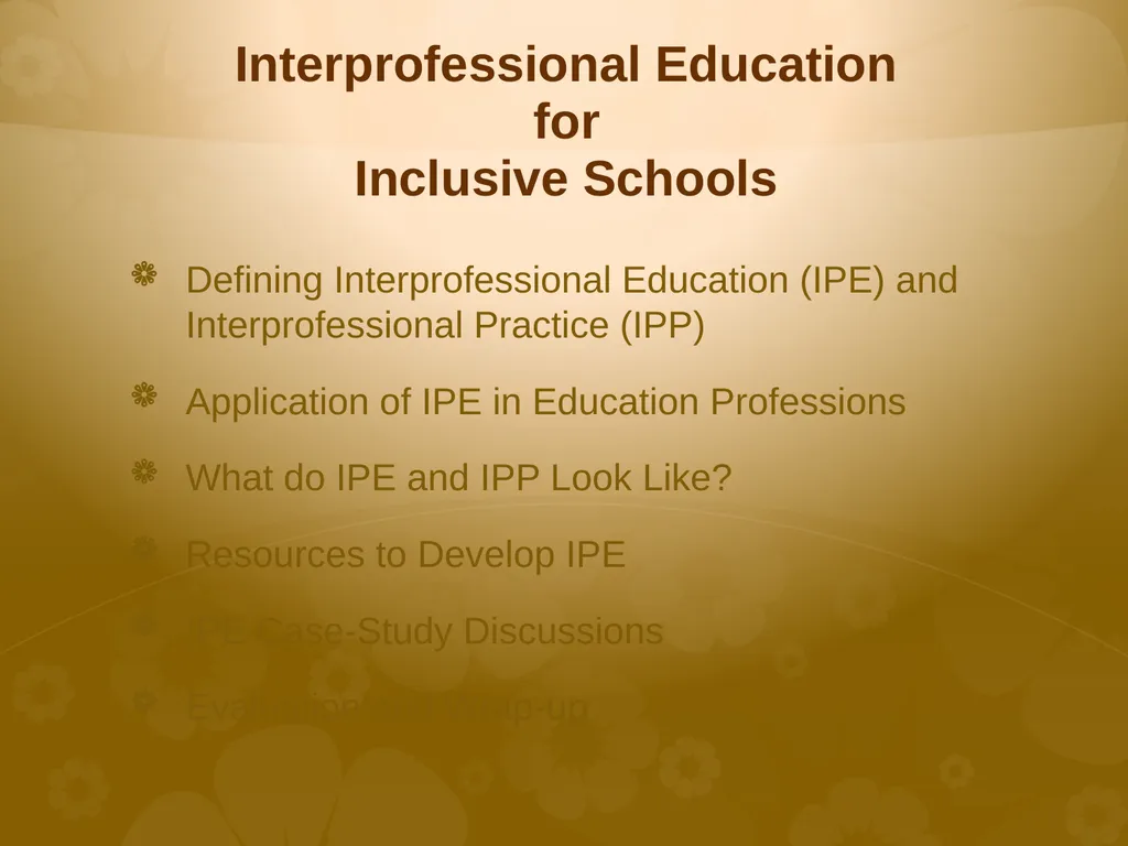 Interprofessional Education Introduction - slide 2 of 16