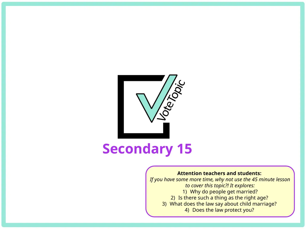 Secondary 15 Feedback: “Have you ever read the - slide 1 of 11