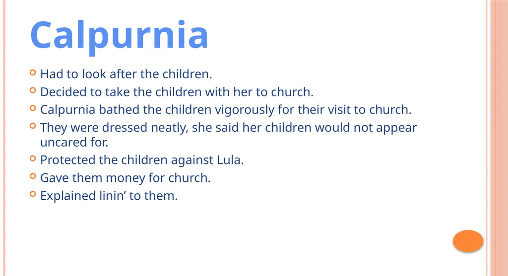 TO KILL A MOCKINGBIRD Part II Chapter 12 - slide 6 of 19