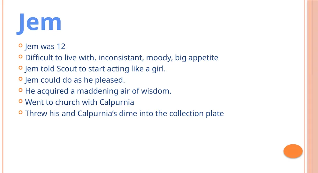 TO KILL A MOCKINGBIRD Part II Chapter 12 - slide 4 of 19