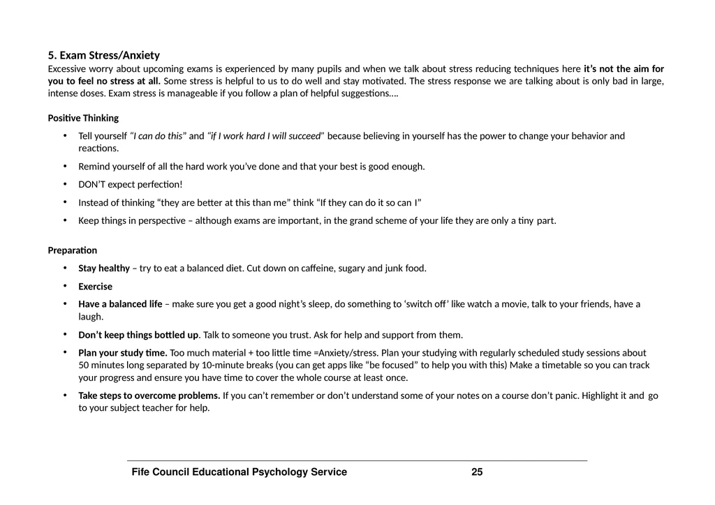 Anxiety is normal – learn how to control it. - slide 25 of 38