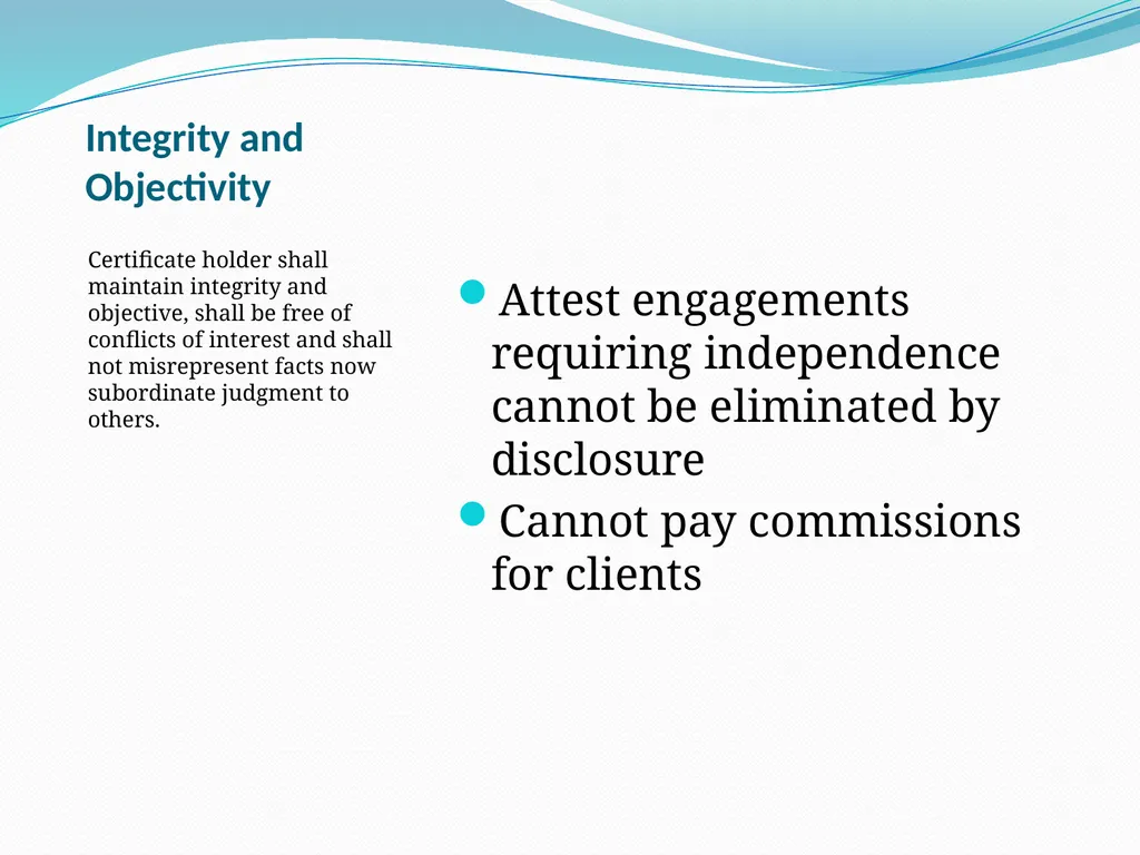 The CPA’s Guide to Ethical Behavior By Jolene A. - slide 26 of 39