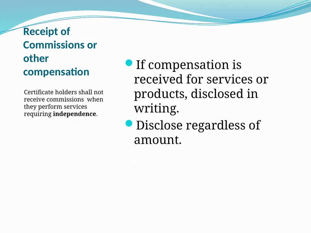 The CPA’s Guide to Ethical Behavior By Jolene A. - slide 24 of 39