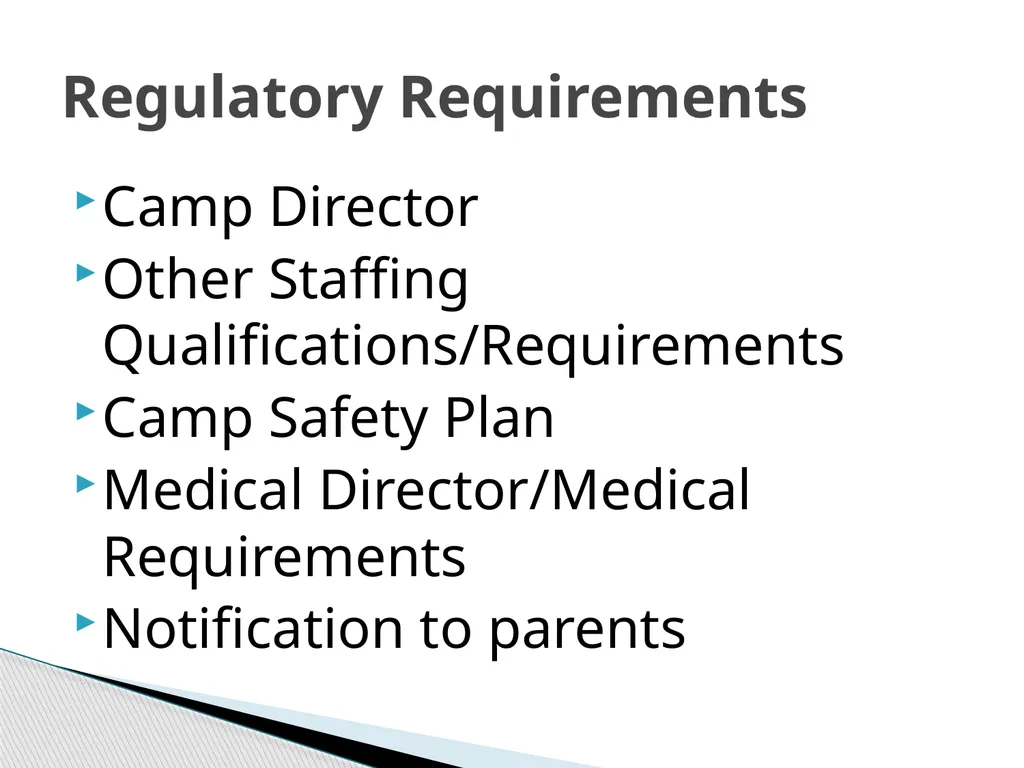 RIT Summer Camp Guidelines Melinda Ward Jody Nolan - slide 7 of 14