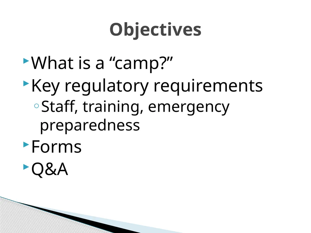 RIT Summer Camp Guidelines Melinda Ward Jody Nolan - slide 2 of 14